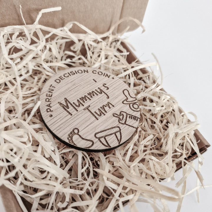 New Parents Personalised Decision Coin - TilleyTree