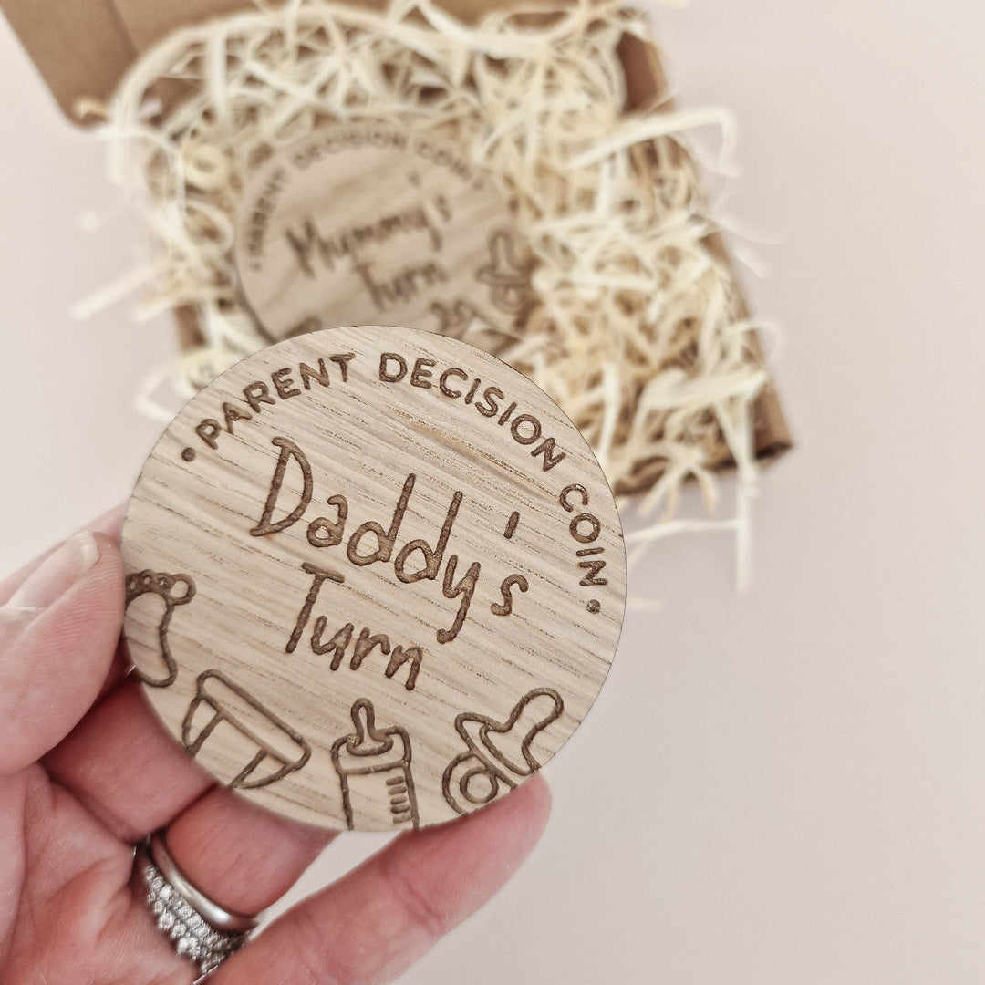 New Parents Personalised Decision Coin - TilleyTree