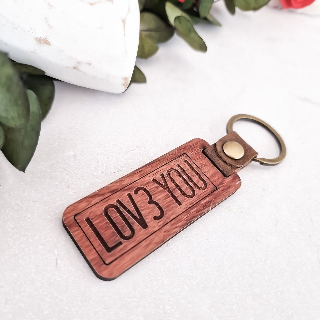 Number Plate - Personalised Keyring - TilleyTree