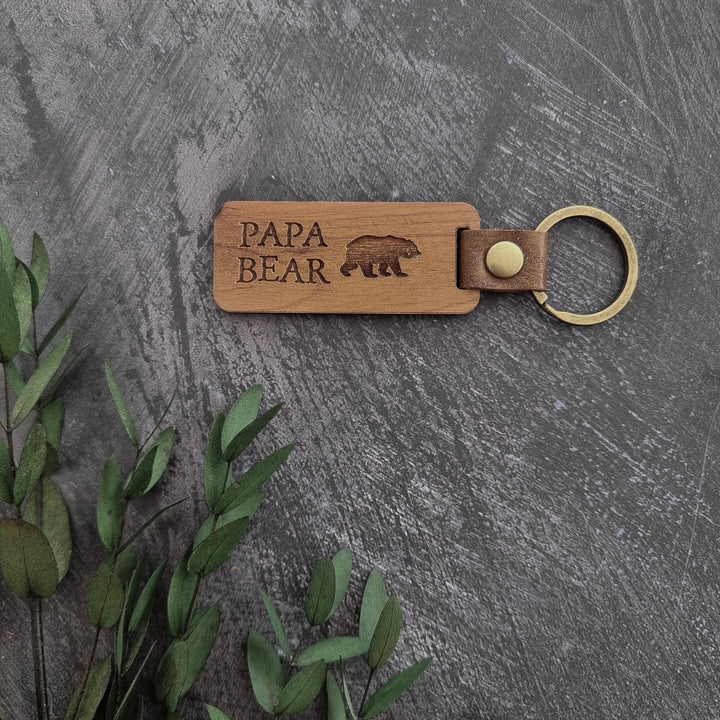 Papa Bear Keyring - TilleyTree