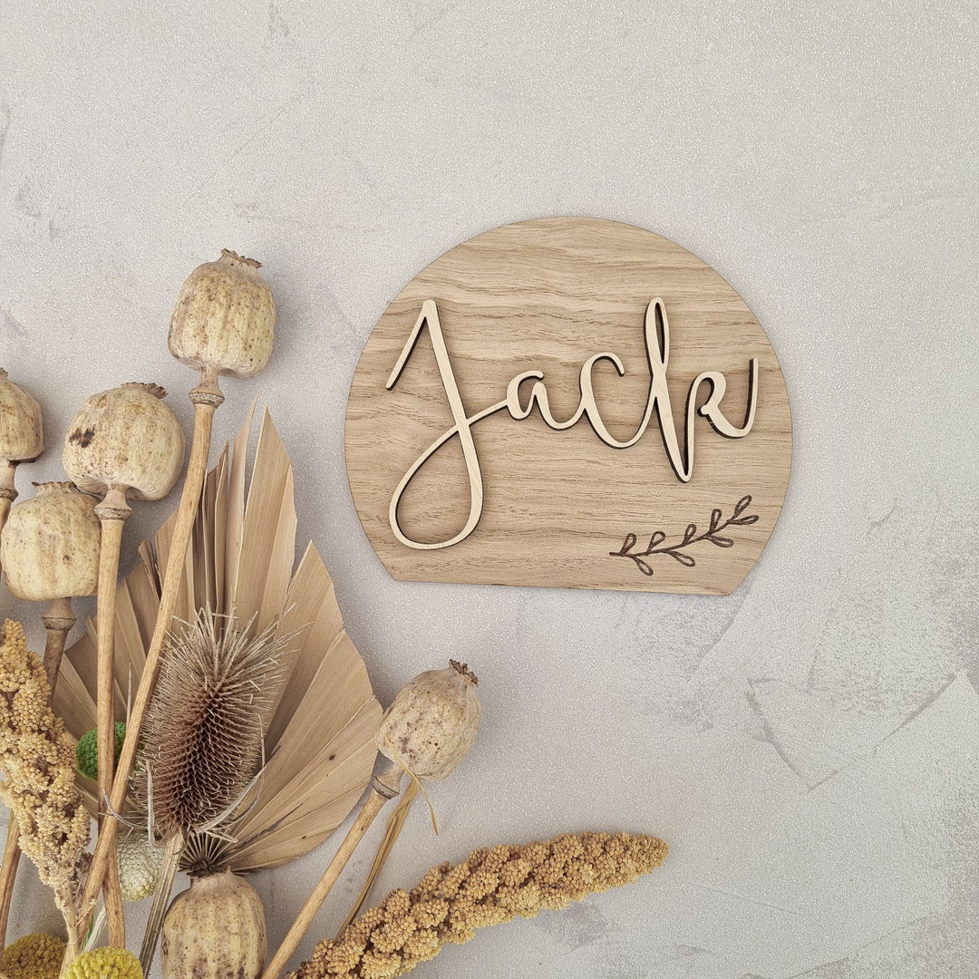 Personalised Door Name Signs - TilleyTree