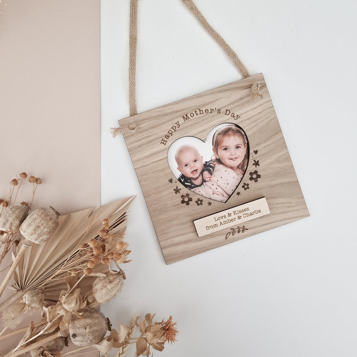 Personalised Heart Photo Frame - TilleyTree