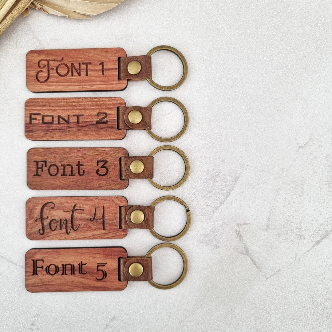 Personalised Keyring - Any text or phrase - TilleyTree