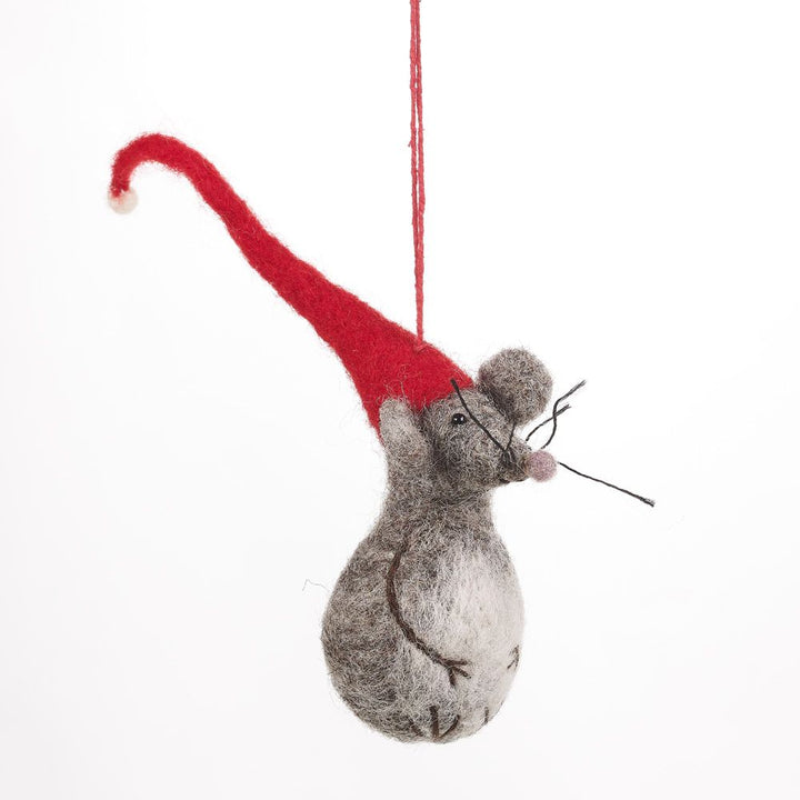 Personalised Needlefelt Mouse Gonk - TilleyTree