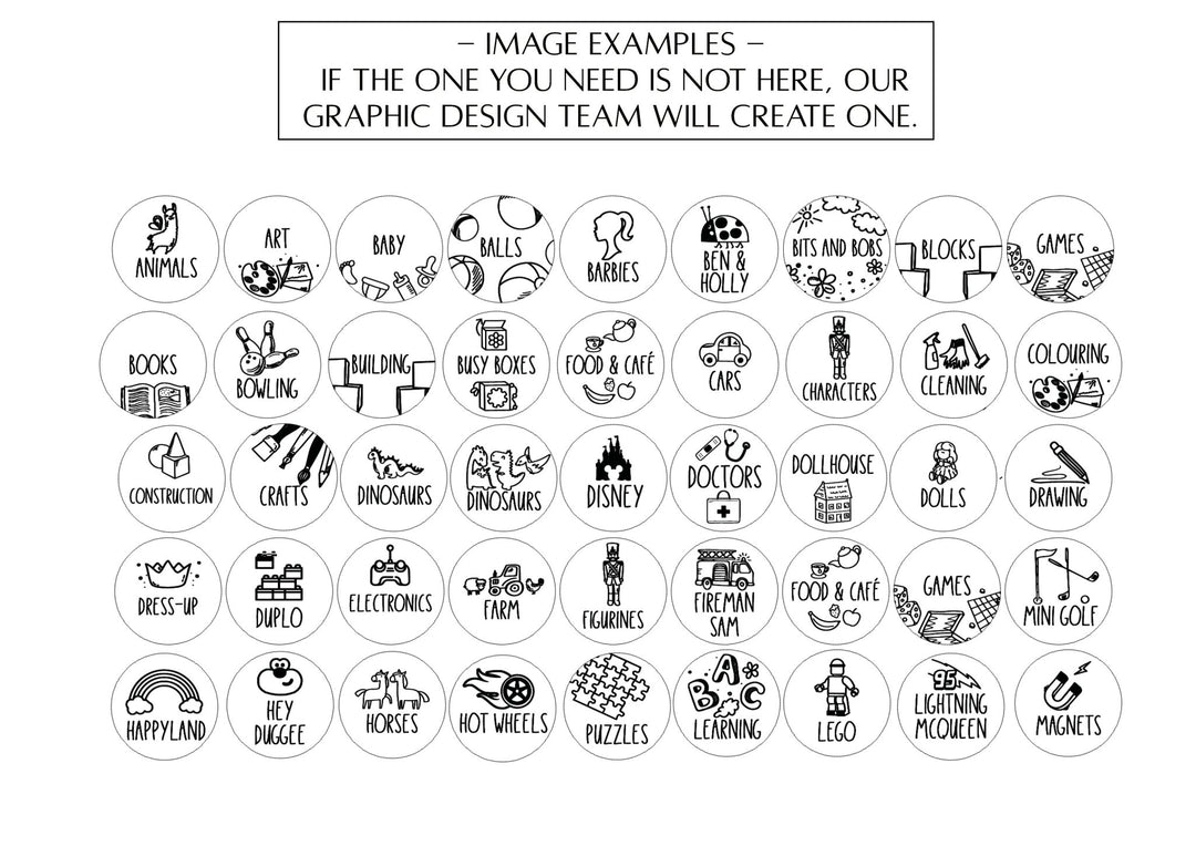 Pictured Storage Labels - TilleyTree