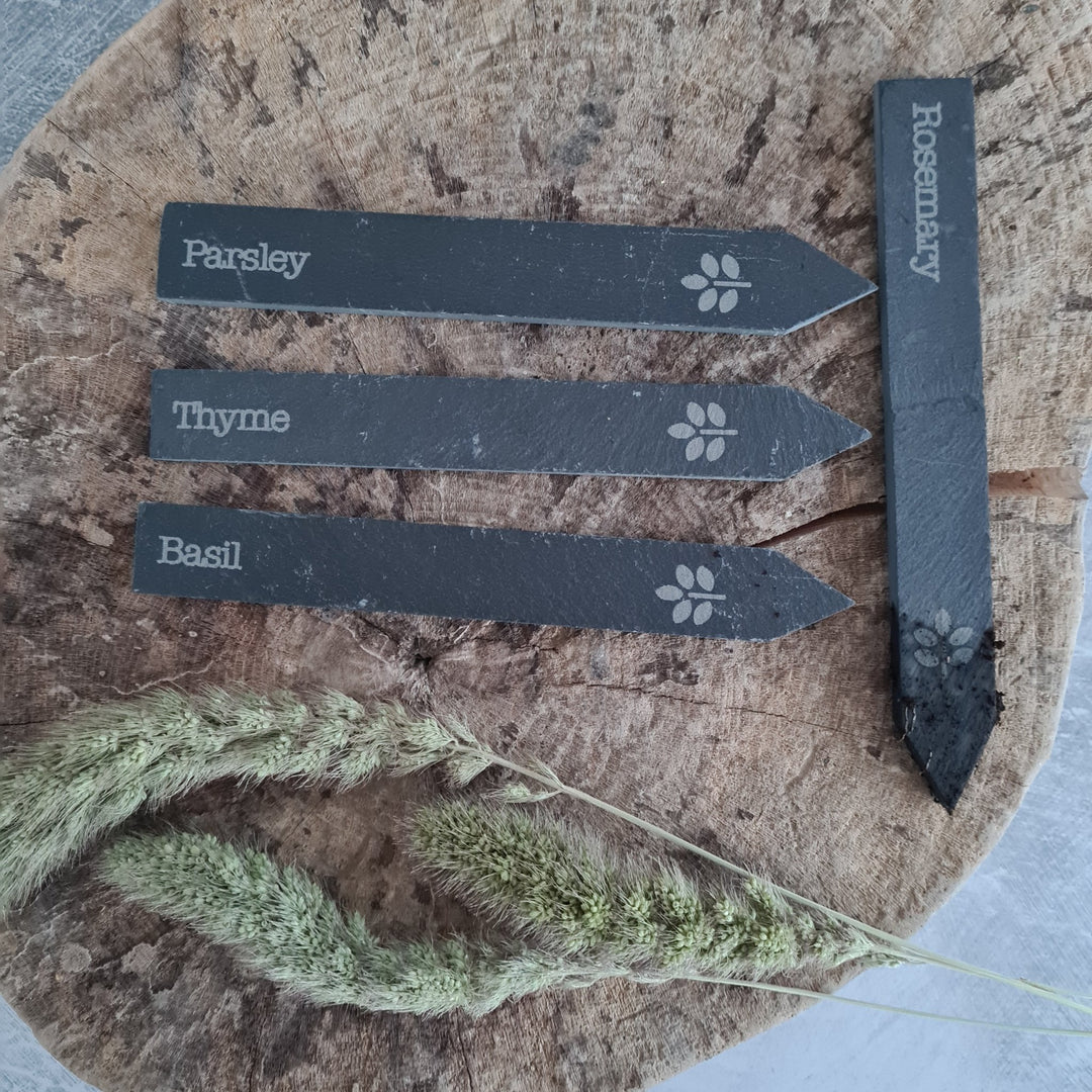 Slate Plant Tags | Set of 4 - TilleyTree