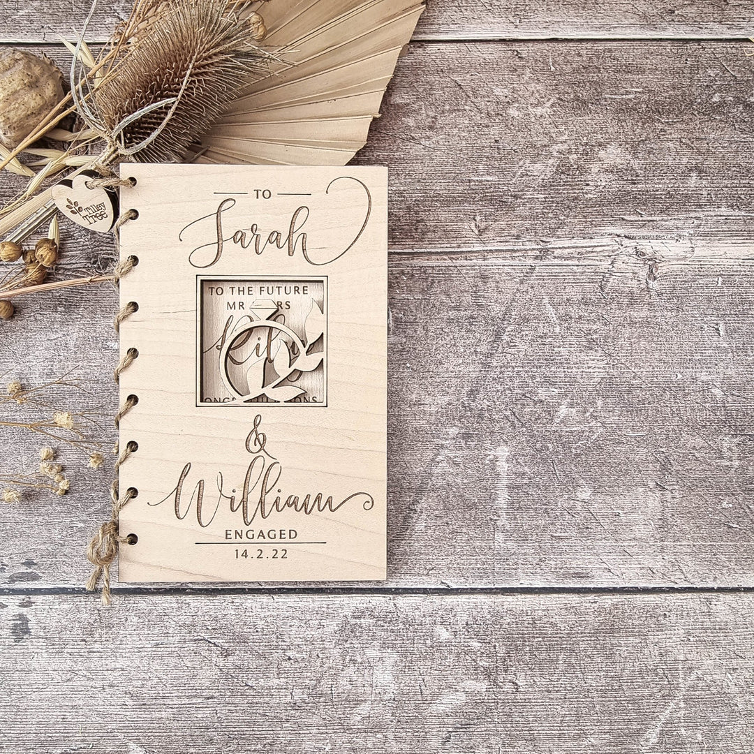 Square Window - Personalised Engagement Card - TilleyTree