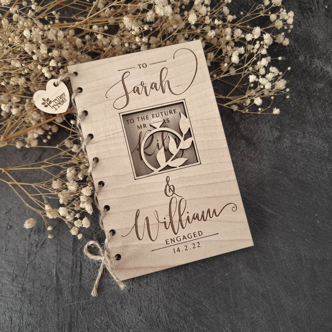 Square Window - Personalised Engagement Card - TilleyTree