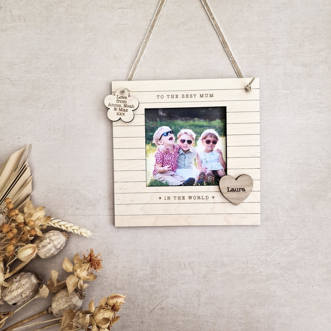 The Best Mum Photo Frame - TilleyTree