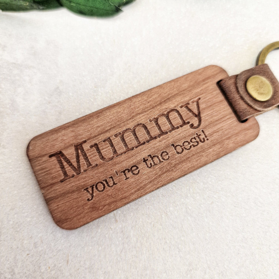 The Best Mummy! - Personalised Keyring - TilleyTree