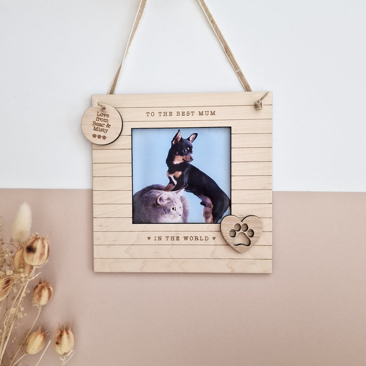 The Best Pet Mum Photo Frame - TilleyTree