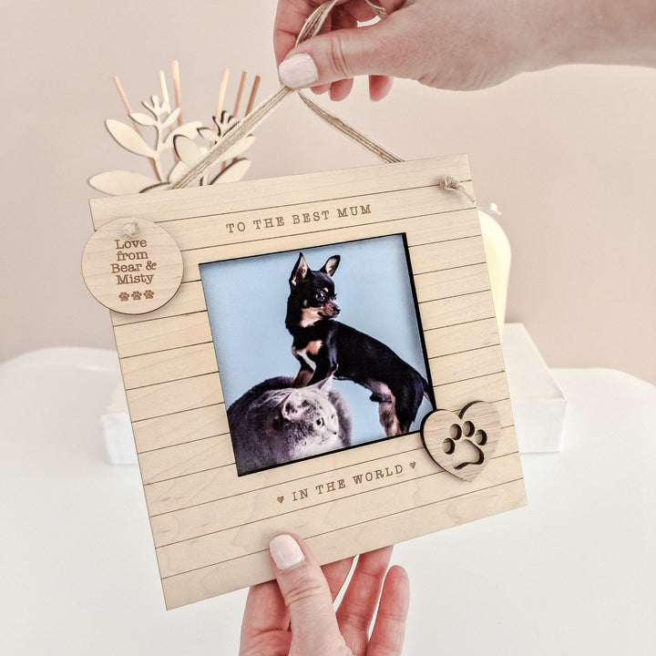 The Best Pet Mum Photo Frame - TilleyTree