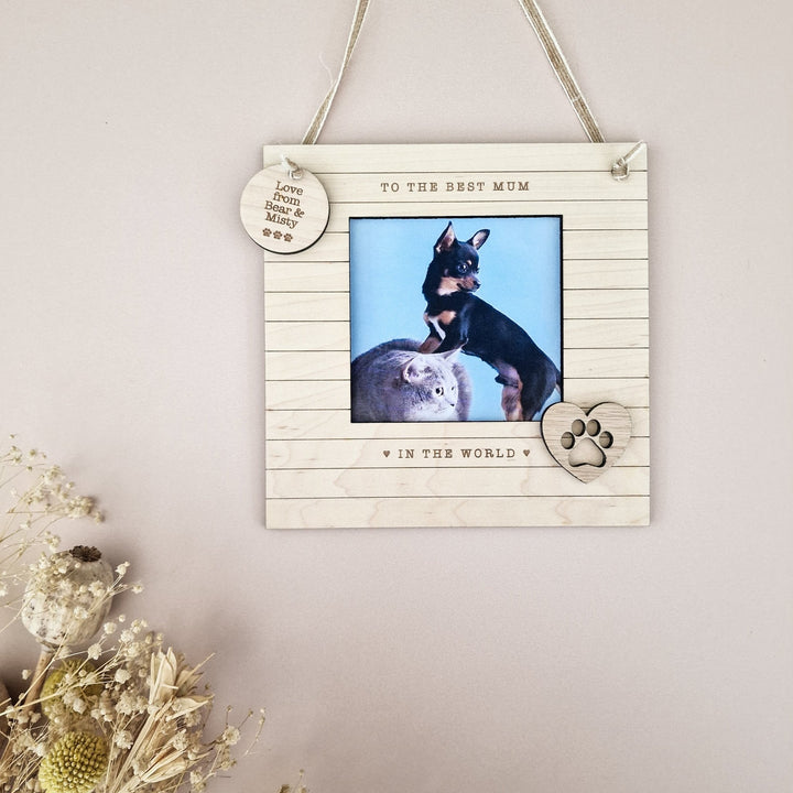 The Best Pet Mum Photo Frame - TilleyTree