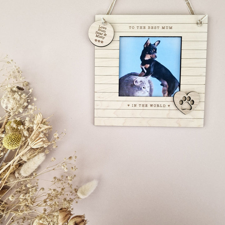 The Best Pet Mum Photo Frame - TilleyTree