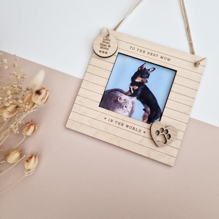 The Best Pet Mum Photo Frame - TilleyTree