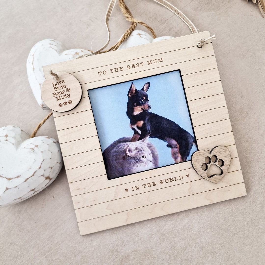 The Best Pet Mum Photo Frame - TilleyTree