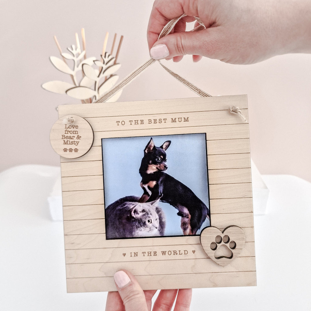 The Best Pet Mum Photo Frame - TilleyTree