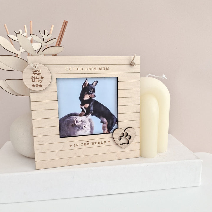 The Best Pet Mum Photo Frame - TilleyTree