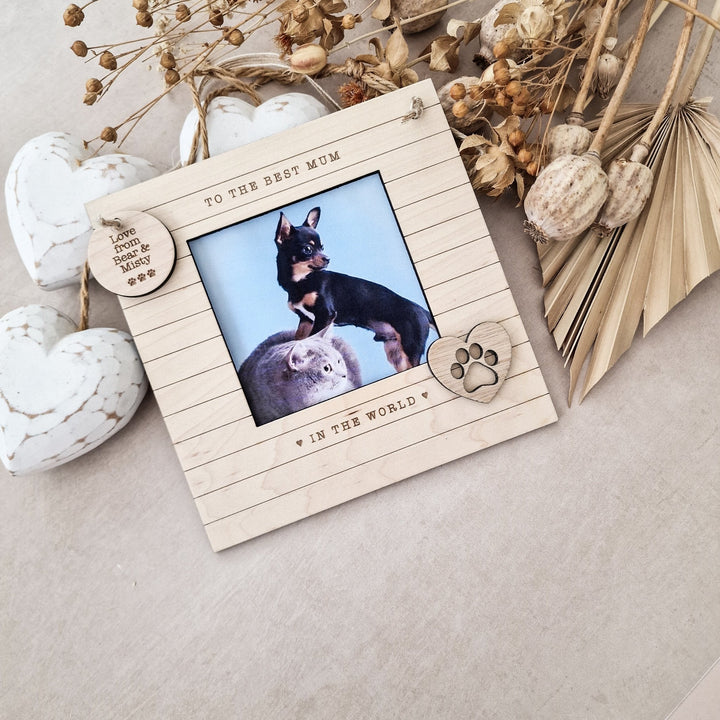 The Best Pet Mum Photo Frame - TilleyTree