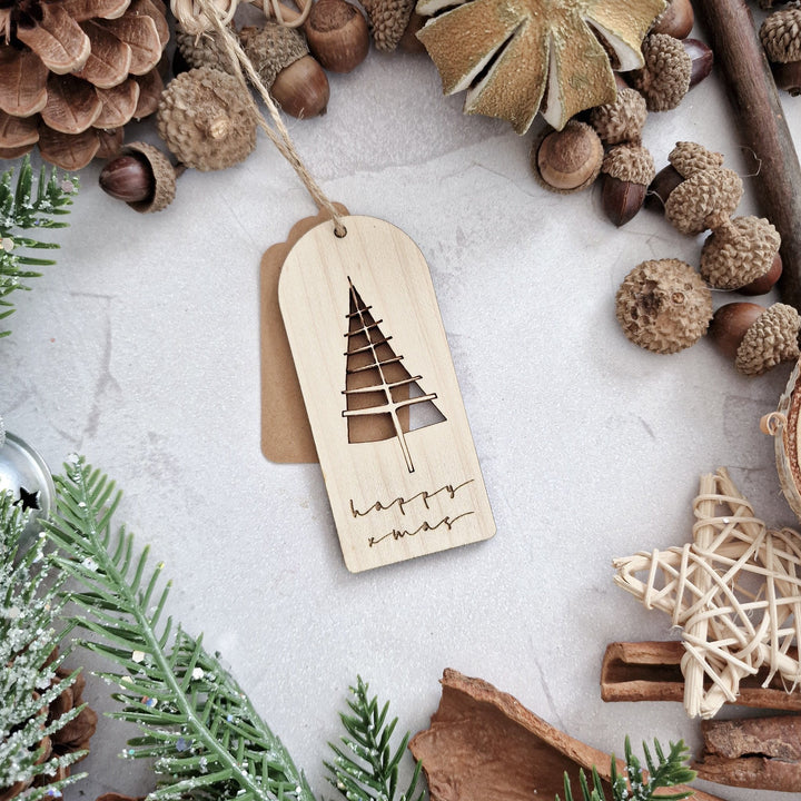 Tree Branch - Wooden Tags - 2 Pack - TilleyTree