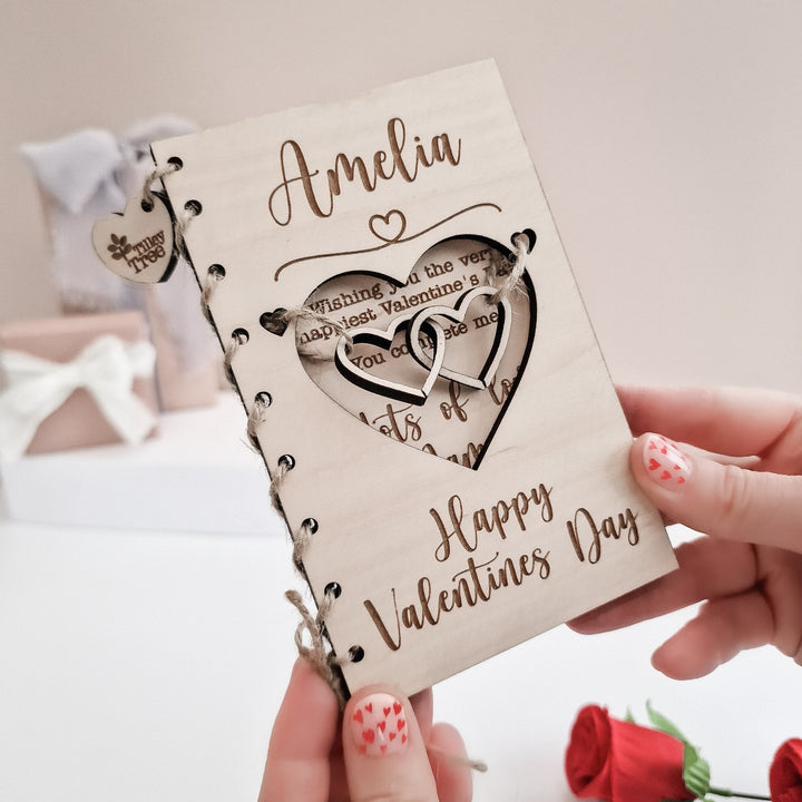 Valentine Love Hearts Card - TilleyTree