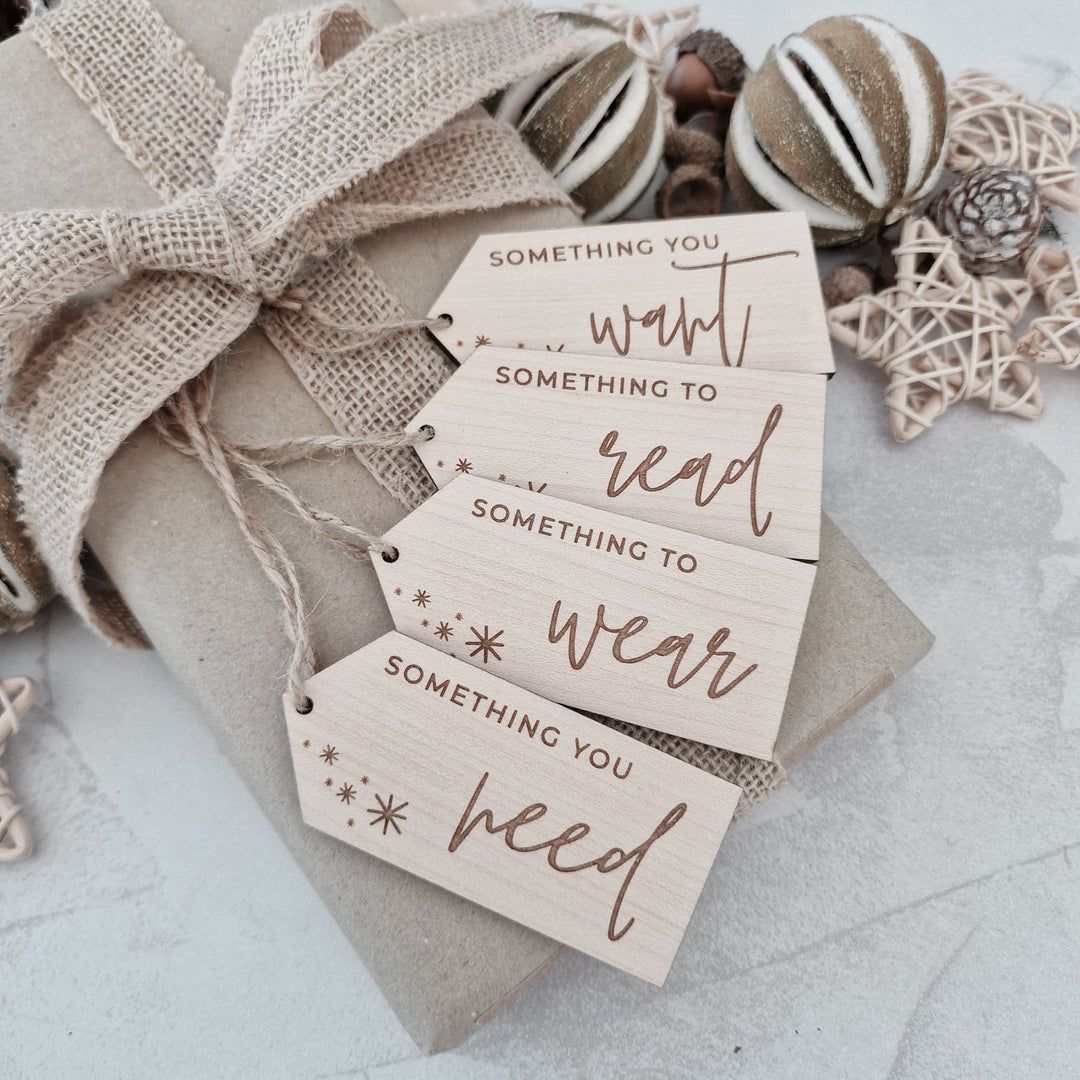 Want, Need, Wear, Read & More! Gift Tags - TilleyTree